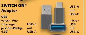 Kaufland SWITCH ON Adapter USB Angebot