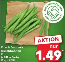 Kaufland Dtsch./marokk. Buschbohnen Angebot