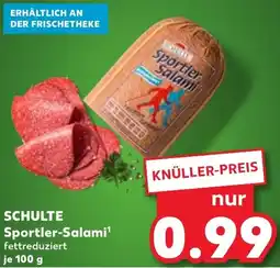 Kaufland SCHULTE Sportler-Salami Angebot