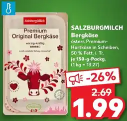 Kaufland SALZBURGMILCH Bergkäse Angebot