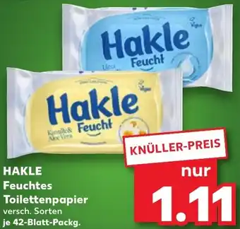 Kaufland HAKLE Feuchtes Toilettenpapier Angebot