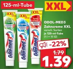 Kaufland ODOL-MED3 Zahncreme XXL Angebot