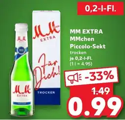 Kaufland MM EXTRA MMchen Piccolo-Sekt Angebot