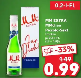 Kaufland MM EXTRA MMchen Piccolo-Sekt Angebot