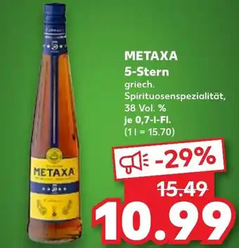 Kaufland METAXA 5-Stern Angebot