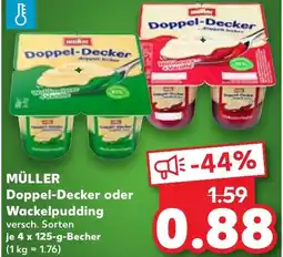 Kaufland MÜLLER Doppel-Decker oder Wackelpudding Angebot