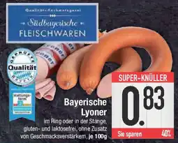 E-Center Bayerische Lyoner Angebot