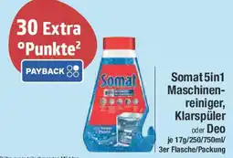 E-Center Somat 5in1 Maschinen- reiniger, Klarspüler oder Deo Angebot
