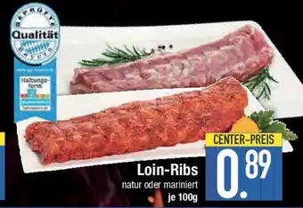 E-Center Loin-Ribs natur oder mariniert Angebot