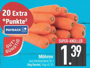 E-Center GUT&GÜNSTIG Möhren Angebot