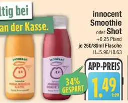 E-Center innocent Smoothie oder Shot Angebot