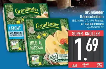 E-Center Grünländer Käsescheiben Angebot