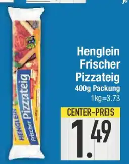 E-Center Henglein Frischer Pizzateig Angebot