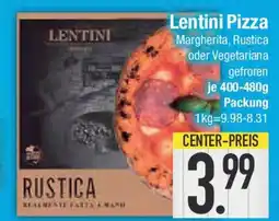 E-Center Lentini Pizza Angebot
