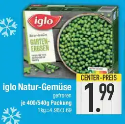 E-Center iglo Natur-Gemüse Angebot