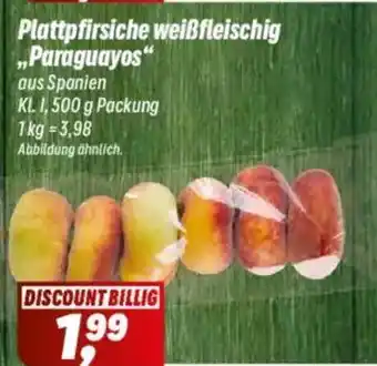Simmel Plattpfirsiche weißfleischig „Paraguayos“ Angebot