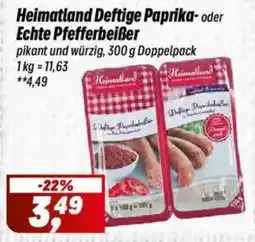 Simmel Heimatland Deftige Paprika- oder Echte Pfefferbeißer Angebot