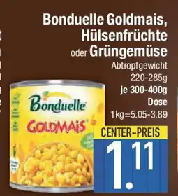 E-Center Bonduelle Goldmais, Hülsenfrüchte oder Grüngemüse Angebot