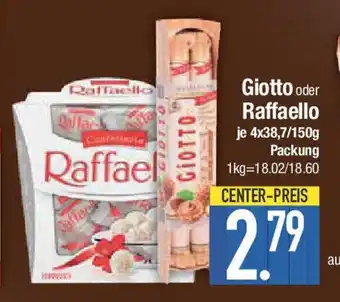 E-Center Giotto oder Raffaello Angebot