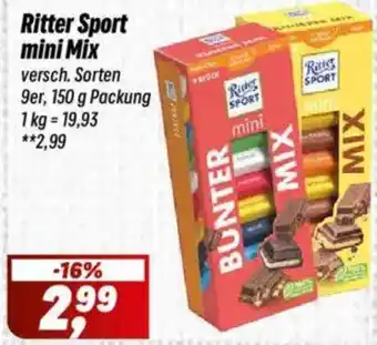 Simmel Ritter Sport mini Mix Angebot