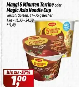 Simmel Maggi 5 Minuten Terrine oder Magic Asia Noodle Cup Angebot