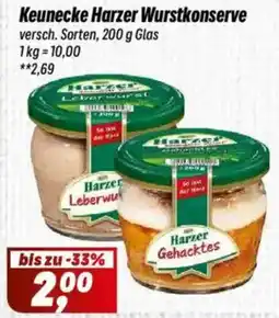 Simmel Keunecke Harzer Wurstkonserve Angebot