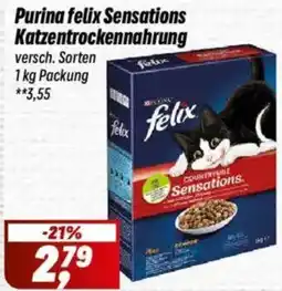 Simmel Purina felix Sensations Katzentrockennahrung Angebot