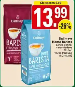 WEZ Dallmayr Home Barista Angebot