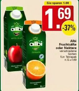 WEZ Albi Fruchtsäfte oder Nektare Angebot