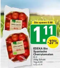 WEZ EDEKA Bio Spanische Cherrytomaten Angebot