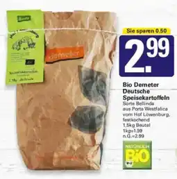 WEZ Bio Demeter Deutsche Speisekartoffeln Angebot