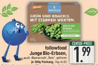 E-Center followfood Junge Bio-Erbsen Angebot