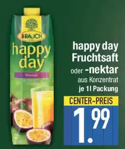 E-Center happy day Fruchtsaft oder -nektar Angebot