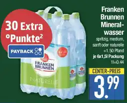 E-Center Franken Brunnen Mineral- wasser Angebot