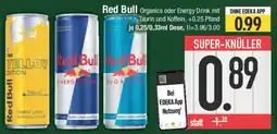 E-Center Red Bull Organics oder Energy Drink Angebot