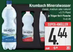 E-Center Krumbach Mineralwasser Angebot