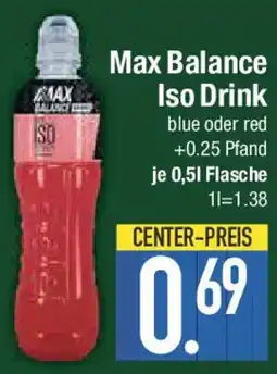 E-Center Max Balance Iso Drink Angebot