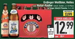 E-Center Erdinger Weißbier, Helles oder Natur-Radler Angebot