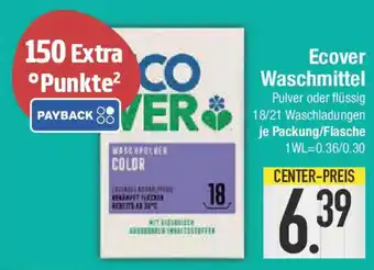 E-Center Ecover Waschmittel Pulver oder flüssig Angebot