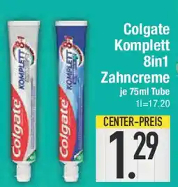 E-Center Colgate Komplett 8in1 Zahncreme Angebot