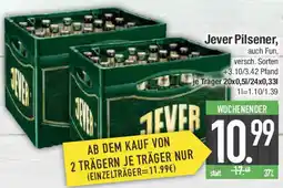 E-Center Jever Pilsener Angebot
