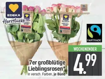 E-Center 7er großblütige Lieblingsrosen Angebot