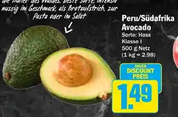 HIT Peru/Südafrika Avocado Angebot