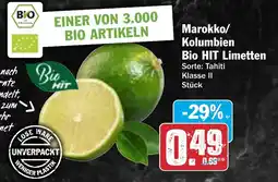 HIT Marokko/ Kolumbien Bio HIT Limetten Angebot