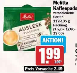 HIT Melitta Kaffeepads Angebot