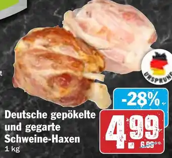HIT Deutsche gepökelte und gegarte Schweine-Haxen Angebot