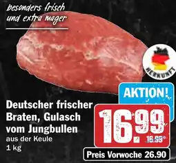 HIT Deutscher frischer Braten, Gulasch vom Jungbullen Angebot