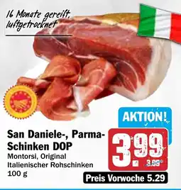 HIT San Daniele-, Parma- Schinken DOP Angebot