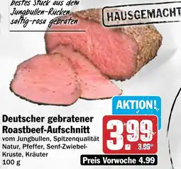 HIT Deutscher gebratener Roastbeef-Aufschnitt Angebot