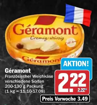 HIT Géramont Französischer Weichkäse Angebot